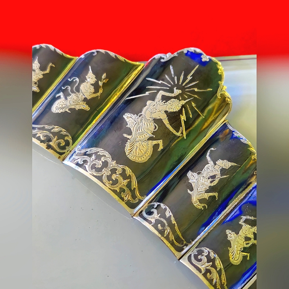 NIELLO SIAM STERLING 72G BRACELET